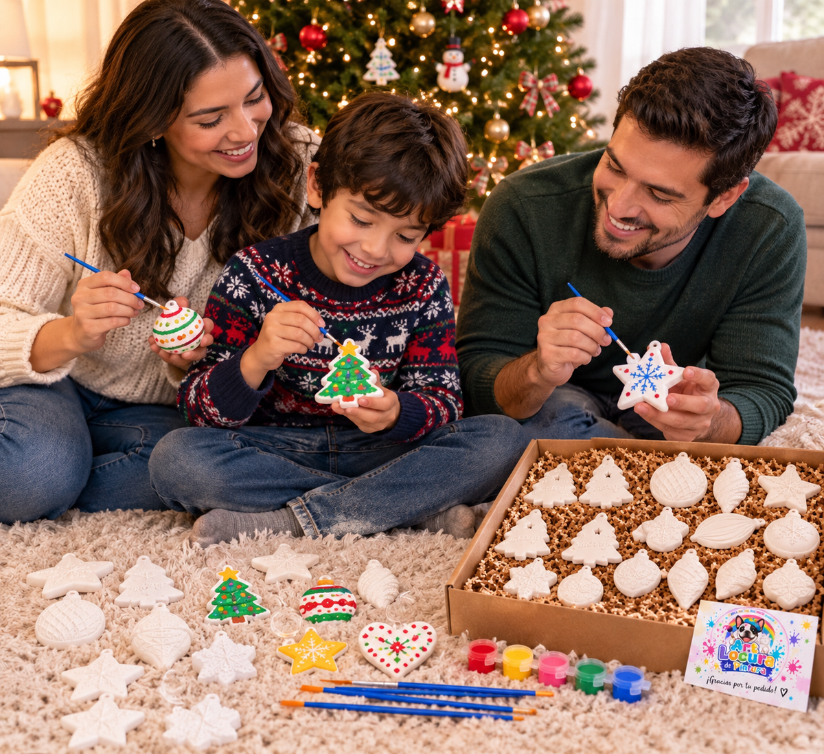 🎄 Kit de Pintura Navideña – Art Locura de Pintura 🎨