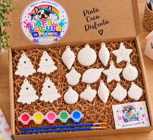 🎄 Kit de Pintura Navideña – Art Locura de Pintura 🎨